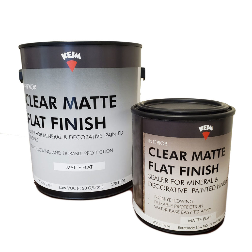 Clear Matte Flat Sealer KEIM Residential Mineral Paints