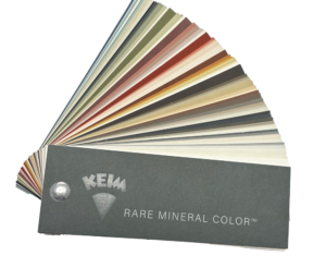Rare Mineral Color collection fan deck